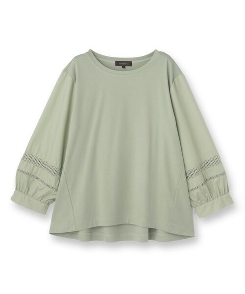 Reflect / リフレクト カットソー | 【夏SALE／E‐QUALITY／手洗い可】レーススリーブブラウス | 詳細13