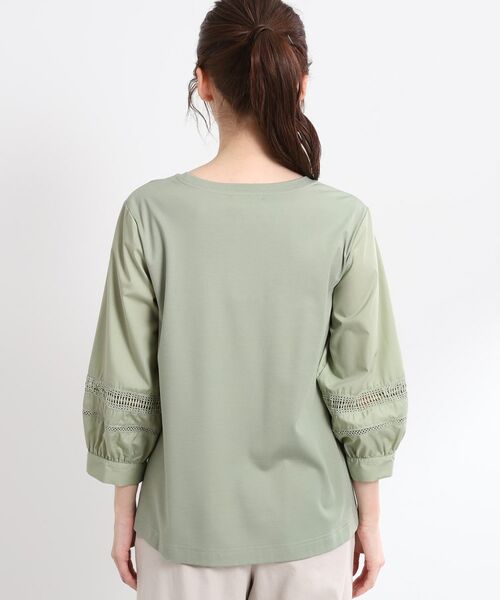 Reflect / リフレクト カットソー | 【夏SALE／E‐QUALITY／手洗い可】レーススリーブブラウス | 詳細16