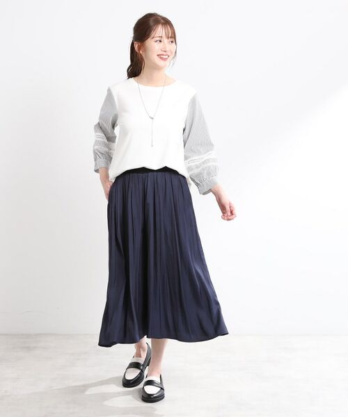 Reflect / リフレクト カットソー | 【夏SALE／E‐QUALITY／手洗い可】レーススリーブブラウス | 詳細6