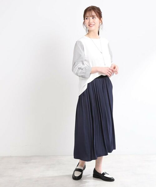 Reflect / リフレクト カットソー | 【夏SALE／E‐QUALITY／手洗い可】レーススリーブブラウス | 詳細7