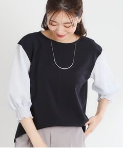 Reflect / リフレクト シャツ・ブラウス | 【手洗い可】シアーストライプスリーブブラウス