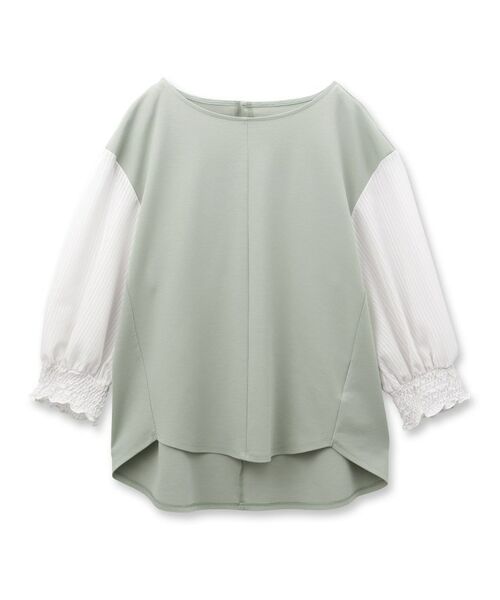 Reflect / リフレクト シャツ・ブラウス | 【手洗い可】シアーストライプスリーブブラウス | 詳細17