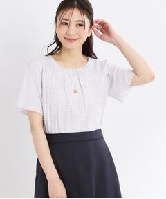 Reflect / リフレクト シャツ・ブラウス | 【夏SALE／手洗い可】幾何柄レースブラウス