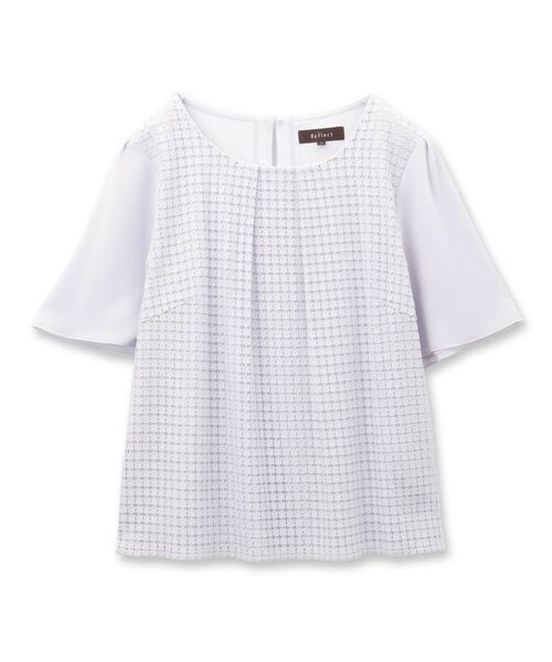 Reflect / リフレクト シャツ・ブラウス | 【夏SALE／手洗い可】幾何柄レースブラウス | 詳細19