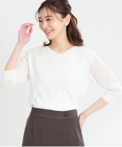 Reflect / リフレクト ニット・セーター | 【WEB先行カラーあり／手洗い可】透かし柄デザインニット