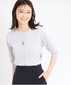 Reflect / リフレクト ニット・セーター | 【WEB先行カラーあり／手洗い可】透かし柄デザインニット