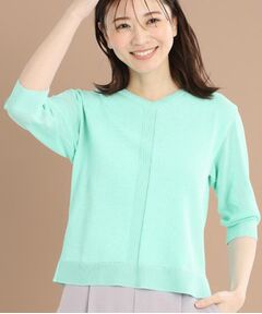 Reflect / リフレクト ニット・セーター | 【WEB先行カラーあり／手洗い可】透かし柄デザインニット