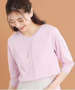 Reflect / リフレクト ニット・セーター | 【WEB先行カラーあり／手洗い可】透かし柄デザインニット