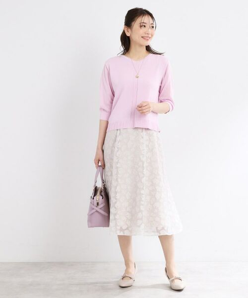 Reflect / リフレクト ニット・セーター | 【WEB先行カラーあり/手洗い可】透かし柄デザインニット | 詳細19