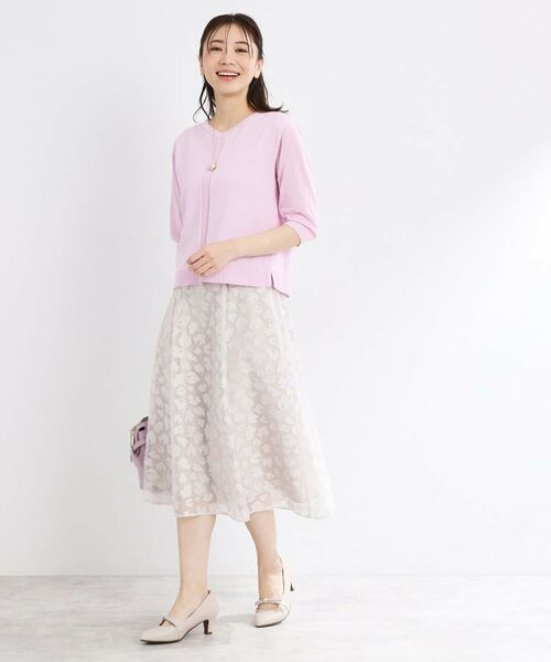 Reflect / リフレクト ニット・セーター | 【WEB先行カラーあり/手洗い可】透かし柄デザインニット | 詳細20