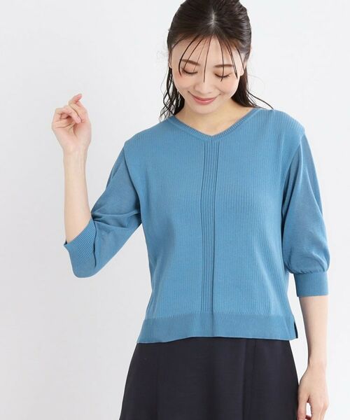 Reflect / リフレクト ニット・セーター | 【WEB先行カラーあり/手洗い可】透かし柄デザインニット | 詳細22