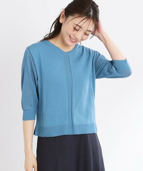 Reflect / リフレクト ニット・セーター | 【WEB先行カラーあり/手洗い可】透かし柄デザインニット | 詳細23