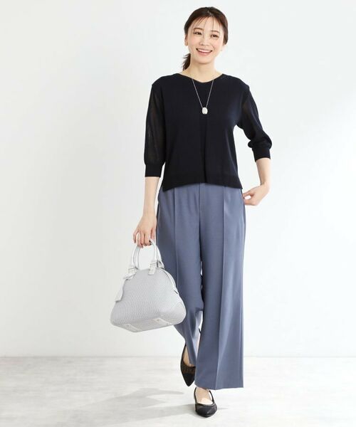 Reflect / リフレクト ニット・セーター | 【WEB先行カラーあり/手洗い可】透かし柄デザインニット | 詳細27