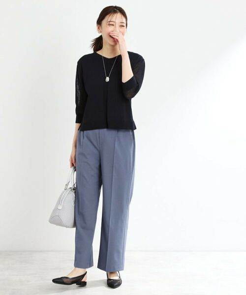 Reflect / リフレクト ニット・セーター | 【WEB先行カラーあり/手洗い可】透かし柄デザインニット | 詳細28