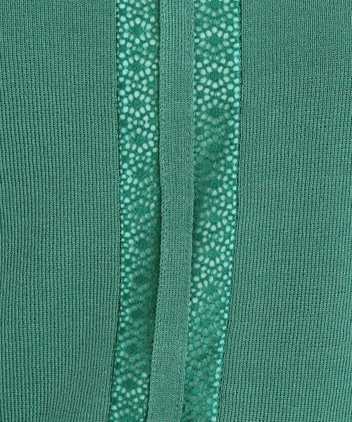 Reflect / リフレクト ニット・セーター | 【接触冷感／洗える／ジャケットインナーにおすすめ】レースデザインニット | 詳細11