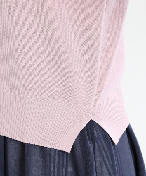 Reflect / リフレクト ニット・セーター | 【接触冷感／洗える／ジャケットインナーにおすすめ】レースデザインニット | 詳細26