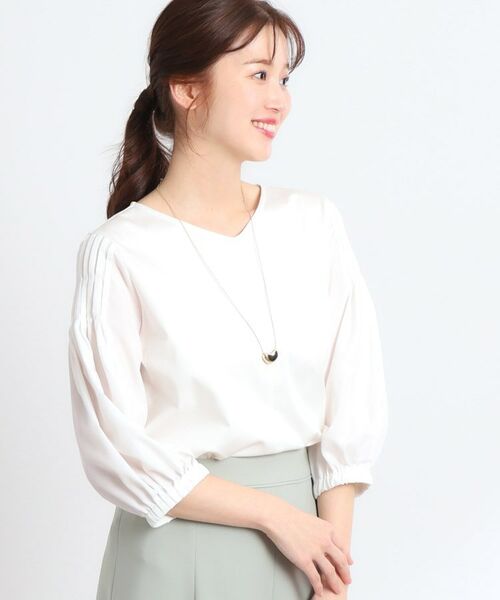 Reflect / リフレクト シャツ・ブラウス | 【スカートにもパンツにも合わせやすい】キレイめTブラウス | 詳細1