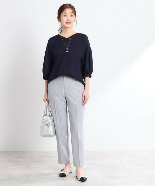 Reflect / リフレクト シャツ・ブラウス | 【スカートにもパンツにも合わせやすい】キレイめTブラウス | 詳細10