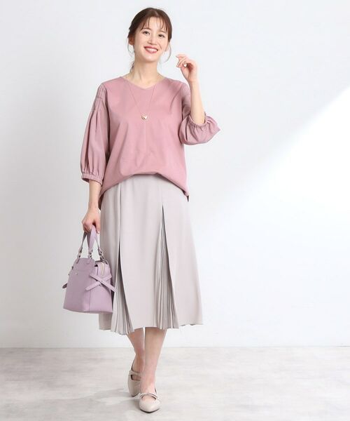 Reflect / リフレクト シャツ・ブラウス | 【スカートにもパンツにも合わせやすい】キレイめTブラウス | 詳細15