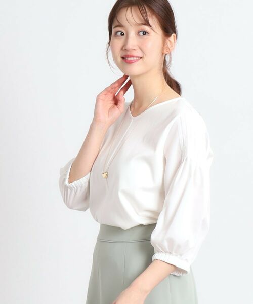 Reflect / リフレクト シャツ・ブラウス | 【スカートにもパンツにも合わせやすい】キレイめTブラウス | 詳細2