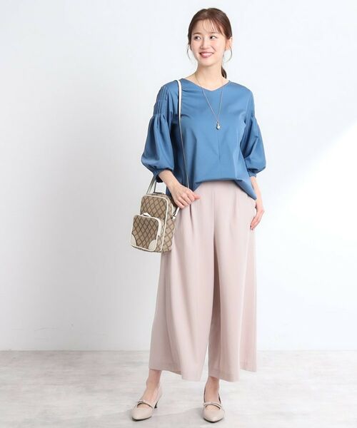 Reflect / リフレクト シャツ・ブラウス | 【スカートにもパンツにも合わせやすい】キレイめTブラウス | 詳細7