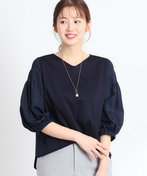 Reflect / リフレクト シャツ・ブラウス | 【スカートにもパンツにも合わせやすい】キレイめTブラウス | 詳細9