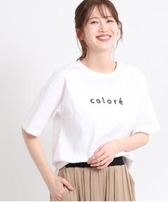 Reflect / リフレクト Tシャツ | 【夏SALE／E‐QUALITY／手洗い可】ストライプロゴTシャツ