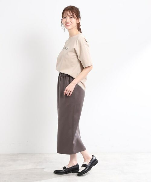 Reflect / リフレクト Tシャツ | 【夏SALE／E‐QUALITY／手洗い可】ストライプロゴTシャツ | 詳細11