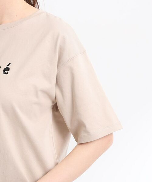 Reflect / リフレクト Tシャツ | 【夏SALE／E‐QUALITY／手洗い可】ストライプロゴTシャツ | 詳細18