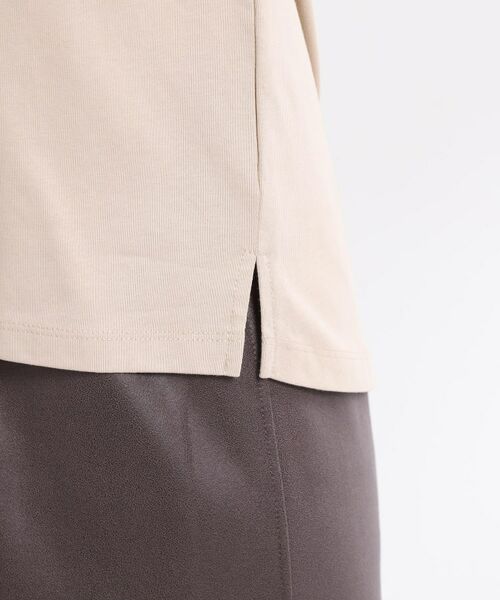 Reflect / リフレクト Tシャツ | 【夏SALE／E‐QUALITY／手洗い可】ストライプロゴTシャツ | 詳細19