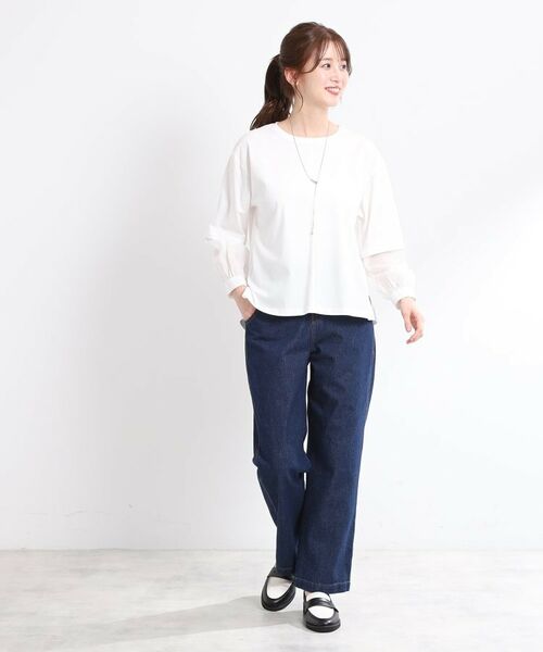 Reflect / リフレクト カットソー | 【手洗い可】プルオーバージャージ | 詳細2