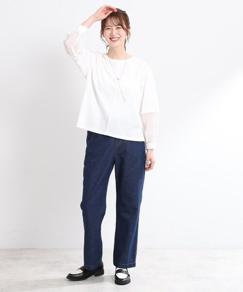 Reflect / リフレクト カットソー | 【手洗い可】プルオーバージャージ | 詳細3