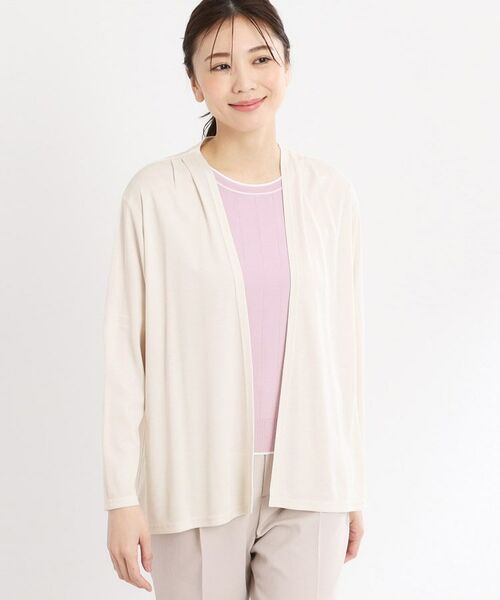 Reflect / リフレクト カーディガン・ボレロ | 【洗える】ジャージカーディガン | 詳細20