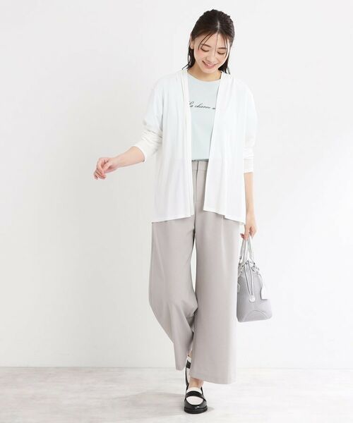 Reflect / リフレクト カーディガン・ボレロ | 【洗える】ジャージカーディガン | 詳細5