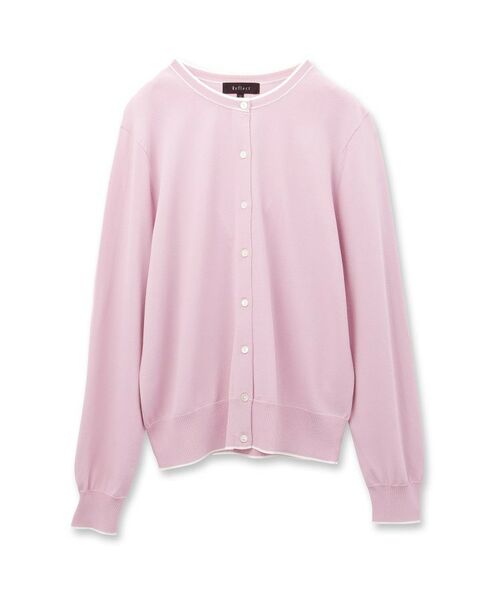 Reflect / リフレクト カーディガン・ボレロ | 【手洗い可／アンサンブル可】バイカラーカーディガン | 詳細15