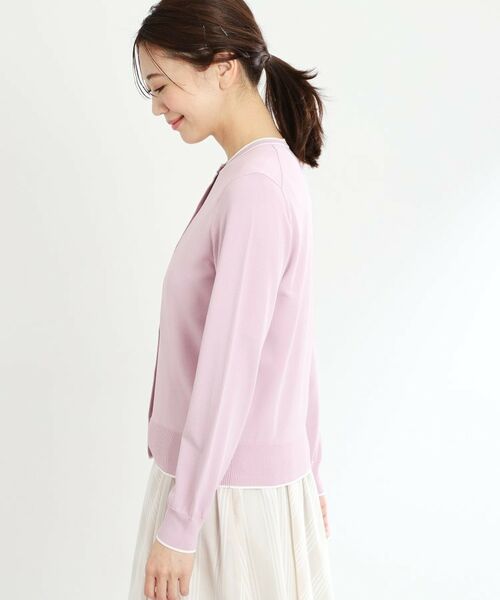 Reflect / リフレクト カーディガン・ボレロ | 【手洗い可／アンサンブル可】バイカラーカーディガン | 詳細17