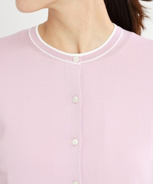Reflect / リフレクト カーディガン・ボレロ | 【手洗い可／アンサンブル可】バイカラーカーディガン | 詳細19