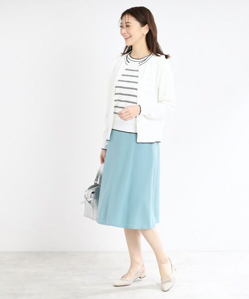 Reflect / リフレクト カーディガン・ボレロ | 【手洗い可／アンサンブル可】バイカラーカーディガン | 詳細4