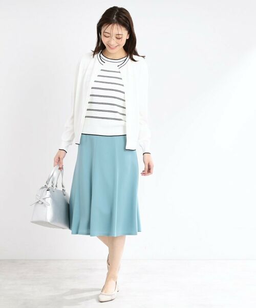 Reflect / リフレクト カーディガン・ボレロ | 【手洗い可／アンサンブル可】バイカラーカーディガン | 詳細5