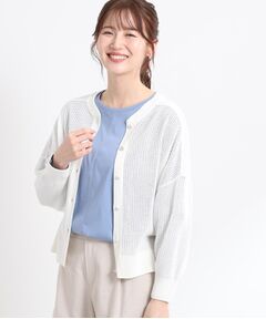 Reflect / リフレクト カーディガン・ボレロ | 【E‐QUALITY／手洗い可】ドライタッチカーディガン