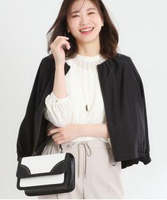 Reflect / リフレクト レザーブルゾン・ジャケット | 【撥水／洗える／セットアップ可】エアリージップアップブルゾン