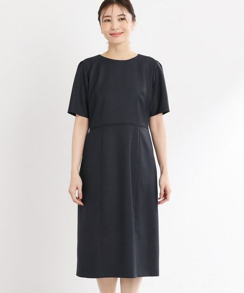 Reflect / リフレクト ミニ丈・ひざ丈ワンピース | 【夏SALE／UVカット／洗える／セットアップ可】ドライタッチ五分袖ワンピース | 詳細12