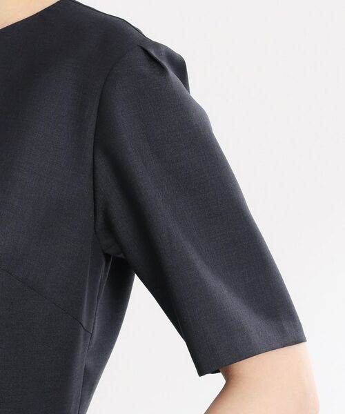 Reflect / リフレクト ミニ丈・ひざ丈ワンピース | 【夏SALE／UVカット／洗える／セットアップ可】ドライタッチ五分袖ワンピース | 詳細17