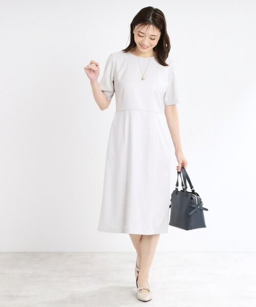 Reflect / リフレクト ミニ丈・ひざ丈ワンピース | 【夏SALE／UVカット／洗える／セットアップ可】ドライタッチ五分袖ワンピース | 詳細5