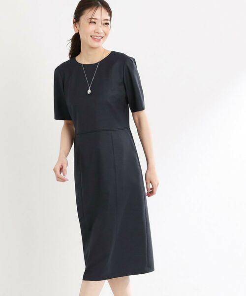 Reflect / リフレクト ミニ丈・ひざ丈ワンピース | 【夏SALE／UVカット／洗える／セットアップ可】ドライタッチ五分袖ワンピース | 詳細7