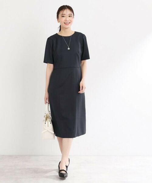 Reflect / リフレクト ミニ丈・ひざ丈ワンピース | 【夏SALE／UVカット／洗える／セットアップ可】ドライタッチ五分袖ワンピース | 詳細9