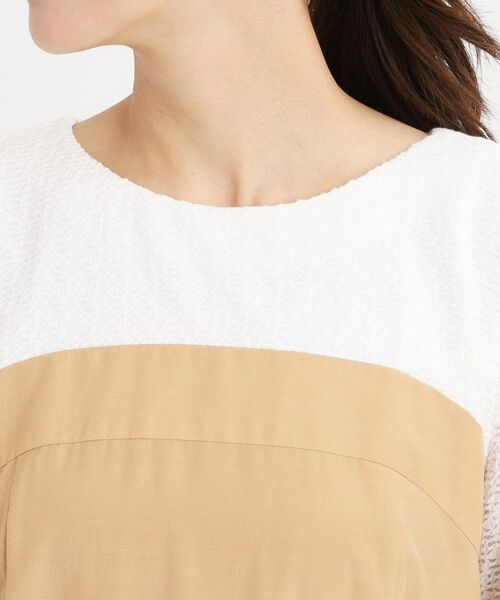 Reflect / リフレクト ロング・マキシ丈ワンピース | 【手洗い可／セットアップ可】異素材ミックスワンピース | 詳細17