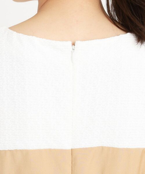 Reflect / リフレクト ロング・マキシ丈ワンピース | 【手洗い可／セットアップ可】異素材ミックスワンピース | 詳細18