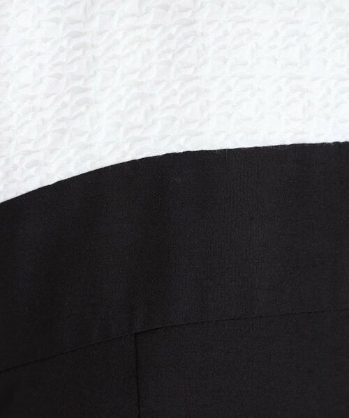 Reflect / リフレクト ロング・マキシ丈ワンピース | 【手洗い可／セットアップ可】異素材ミックスワンピース | 詳細7