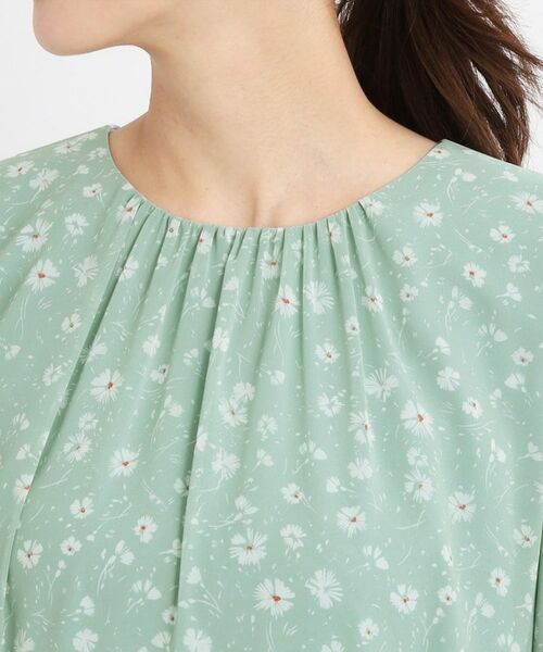 Reflect / リフレクト ミニ丈・ひざ丈ワンピース | 【マシンウォッシュ可】フラワープリントワンピース | 詳細22